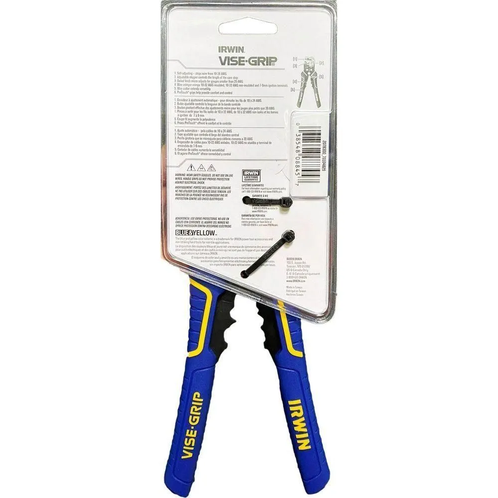 Irwin Self-Adjusting Automatic Wire Stripper 8"