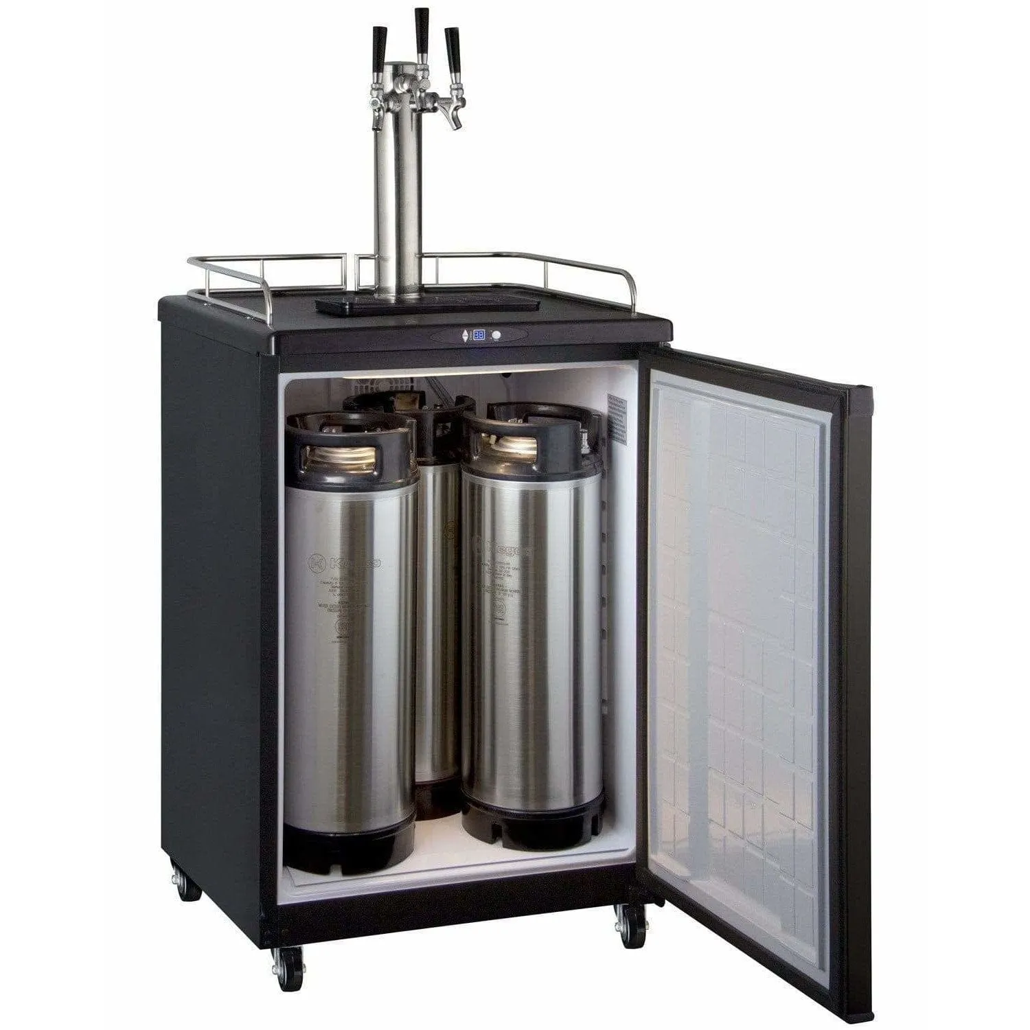 Kegco 24" Wide Triple Tap Home Brew Kegerator HBK163B-3K