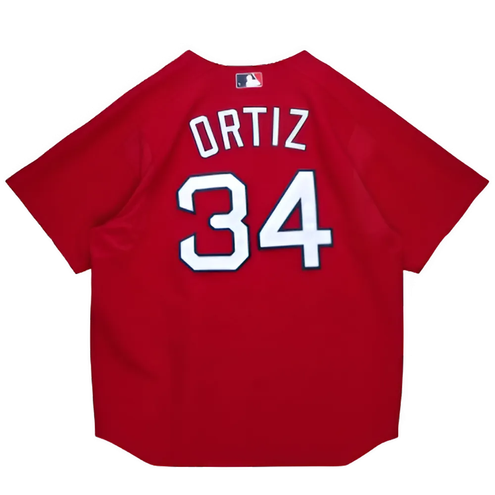 Kid's Authentic David Ortiz Boston Red Sox 2004 BP Jersey