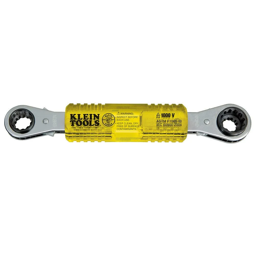 Klein Lineman's Insulating 4-in-1 Box Wrench - KT223X4-INS