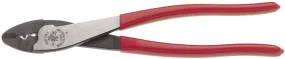 Klein Tools 1005 Crimping and Cutting Tool, 10 to 22 AWG Wire, 10 to 22 AWG Cutting Capacity, 9-3/4 in OAL :EA: QUANTITY: 1