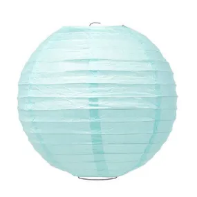 Large Paper Lantern - Aqua