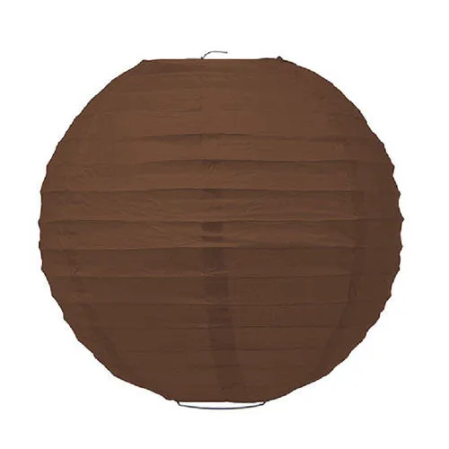 Large Paper Lantern - Brown