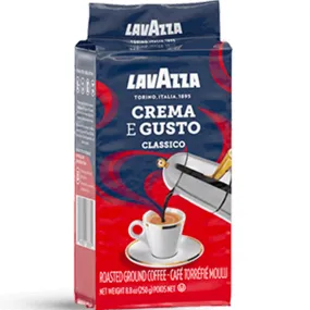 LAVAZZA CREMA E GUSTO RICCO COFFEE 250GM