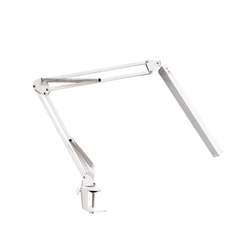 LED Folding Metal  Desk Lamp Clip on Light Clamp Long Arm Dimming Table Lamp 3 Colors For Living Room Reading And Computers