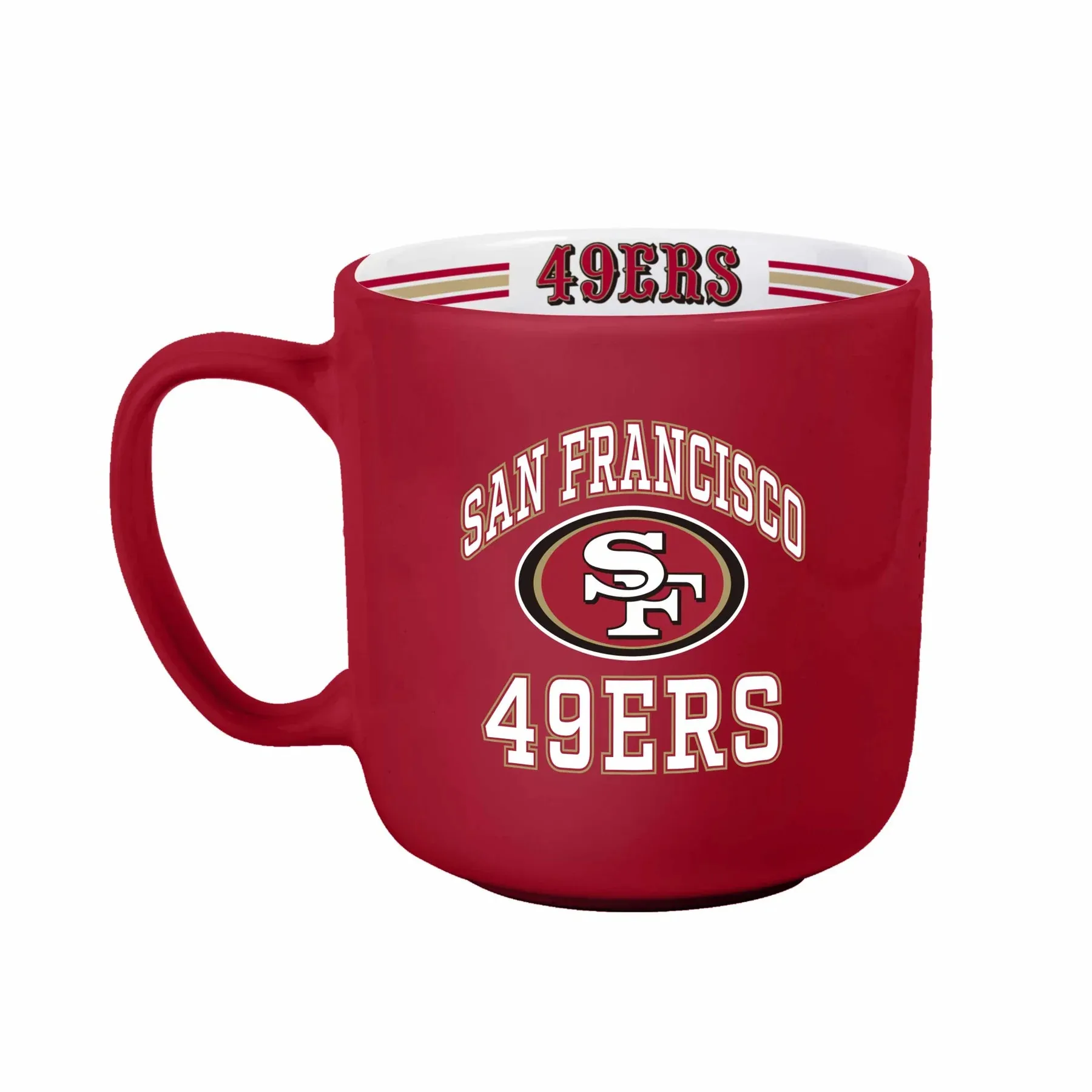 Logo Brands San Francisco 49ers 15oz Stripe Mug