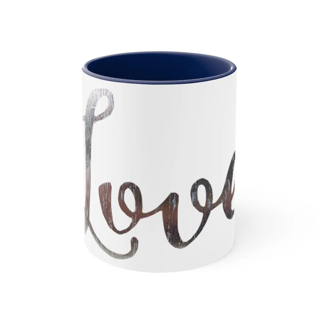 Love Accent Coffee Mug, 11oz