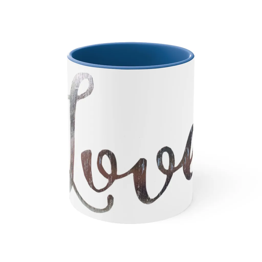 Love Accent Coffee Mug, 11oz