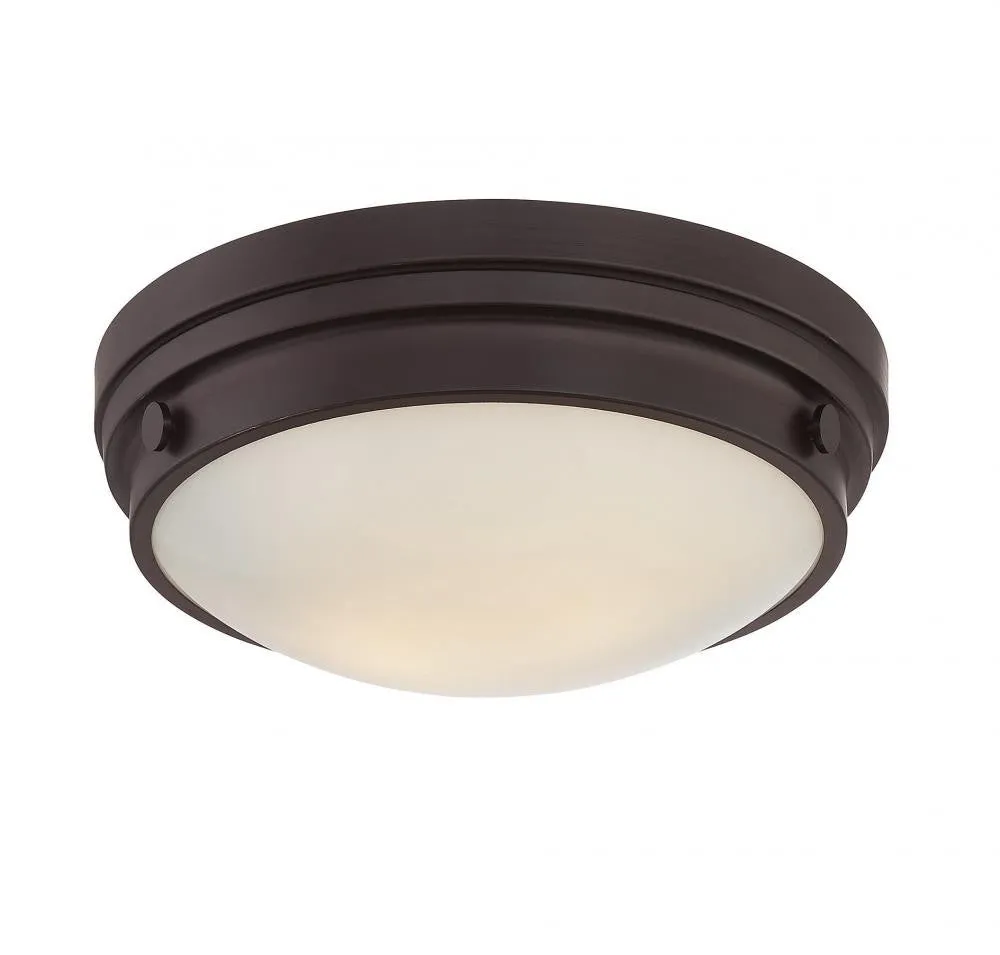 LUCERNE 2 LIGHT CEILING MOUNT, ENGLISH BRONZE