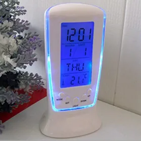 Luxafare Digital White Clock