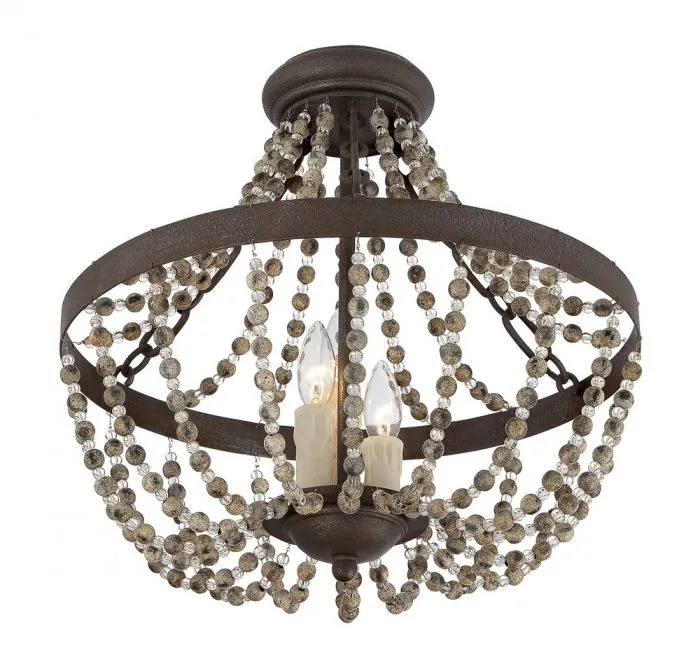 Mallory 3 Light Convertible Semi-Flush