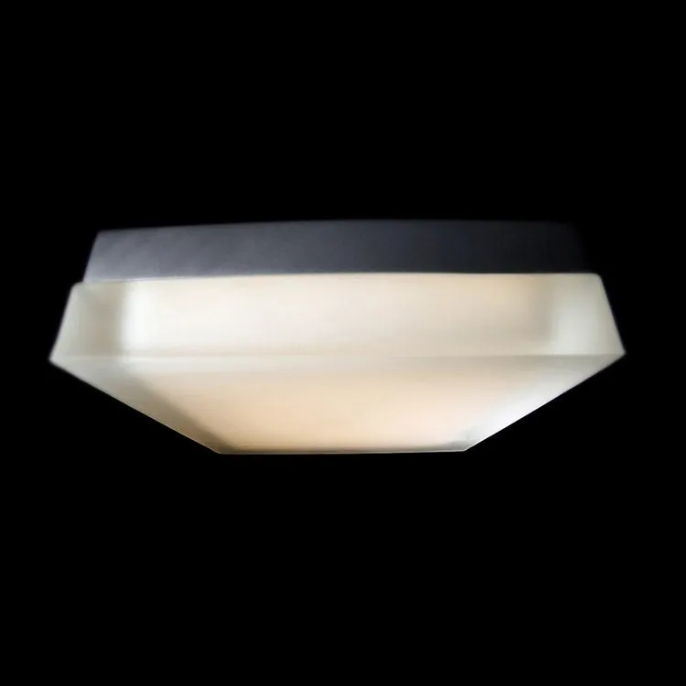 Matrix Single-Light 9" LED Square Flush Mount Ceiling Fixture 3500K