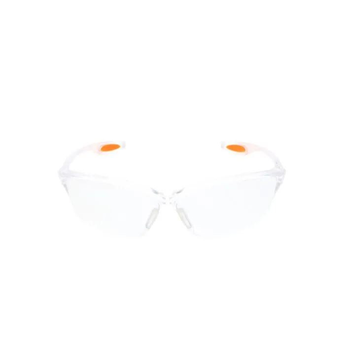 MCR Safety Law LW210 LW2 Series Soft Secure TPR Nose Piece and Temple Inserts Safety Glasses, Clear, 1 Pair