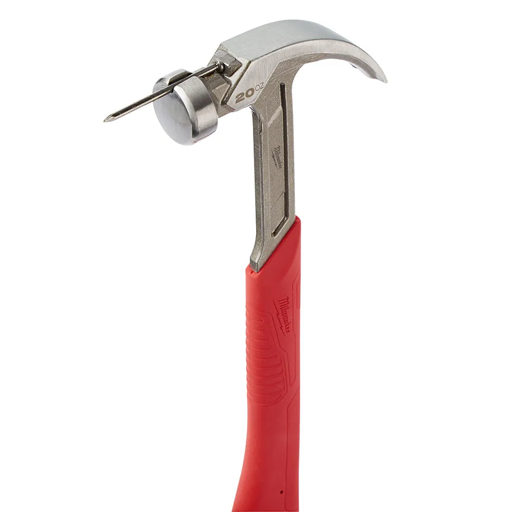 Milwaukee  48-22-9080 20oz Curved Claw Smooth Face Hammer