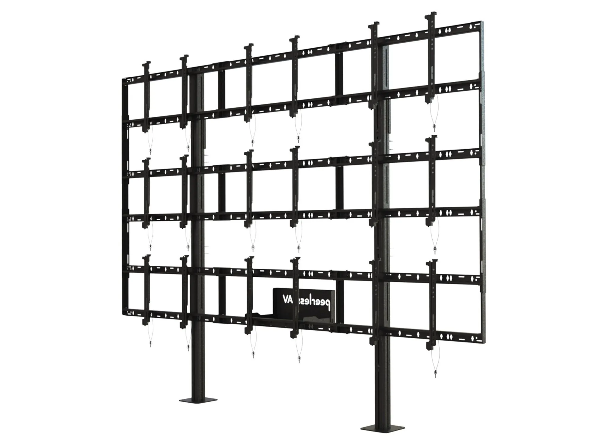 Modular Video Wall Pedestal Mount 2x2 Configuration For 46&Prime; to 60&Prime; displays