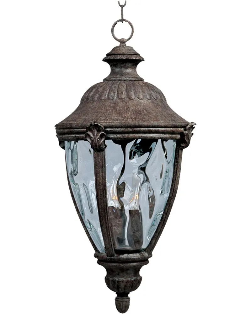 Morrow Bay VX 21.5" 3 Light Outdoor Hanging Lantern in Earth Tone