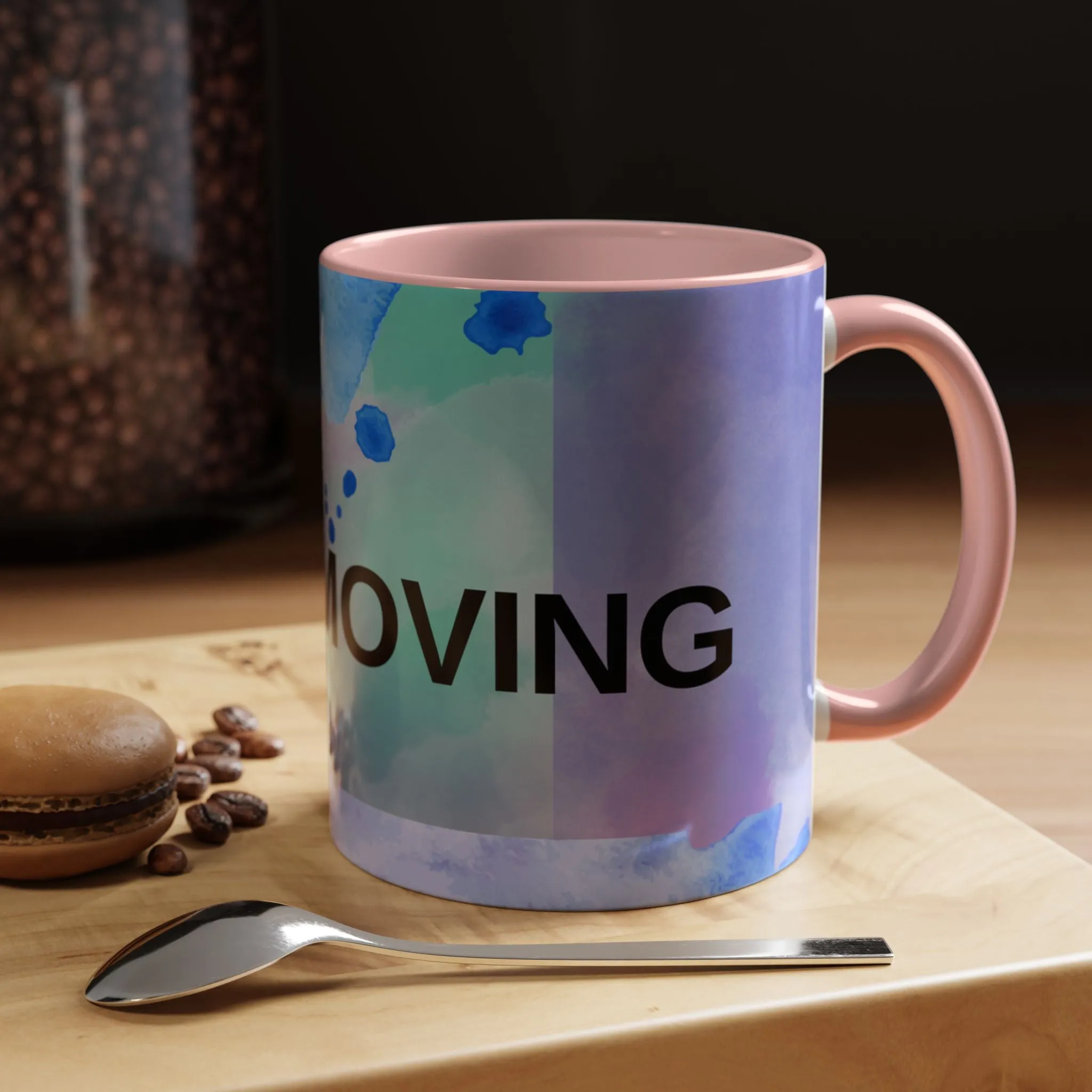 Mug - Abstract Shapes and Calming Colors - Inspirational Morning Coffee Cup