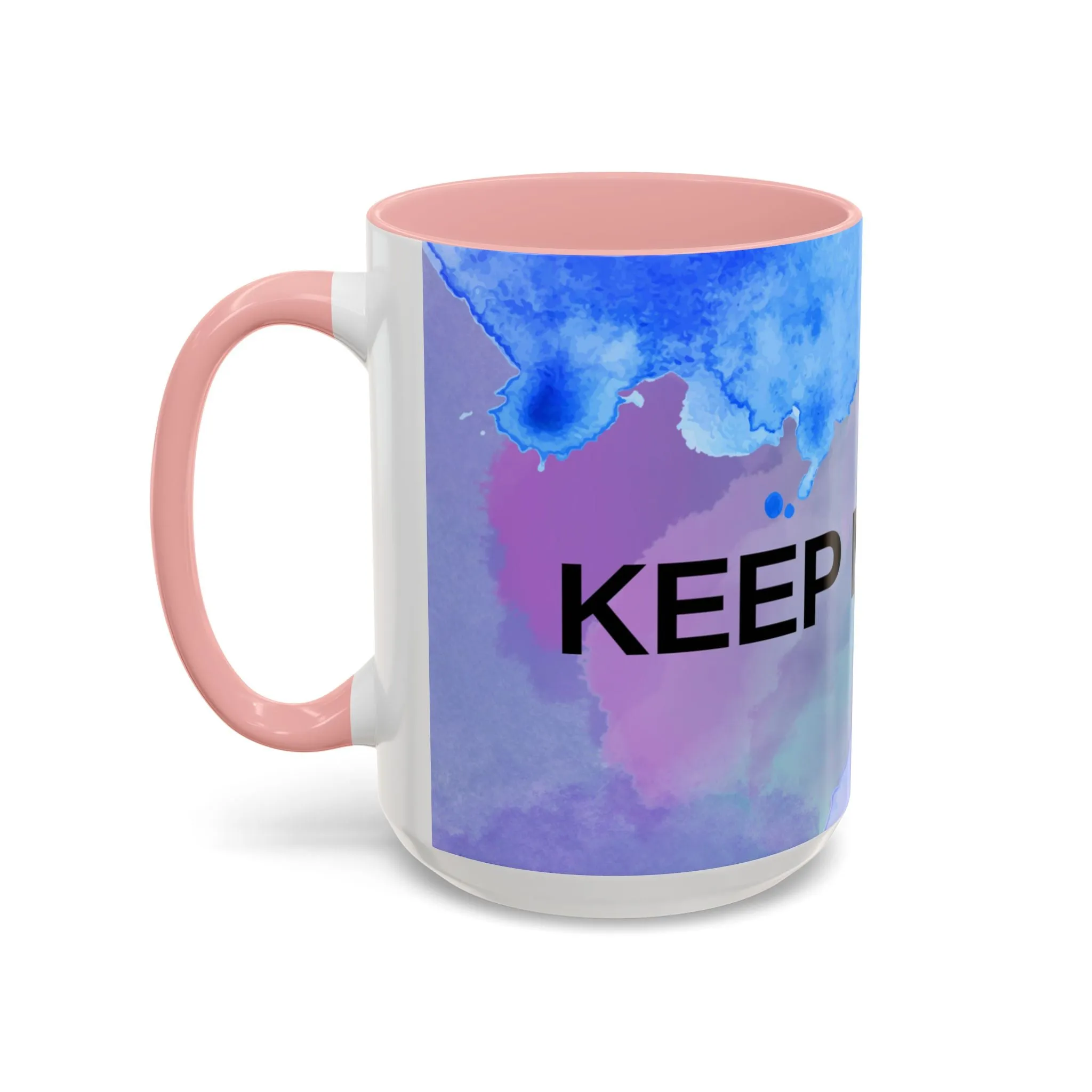 Mug - Abstract Shapes and Calming Colors - Inspirational Morning Coffee Cup