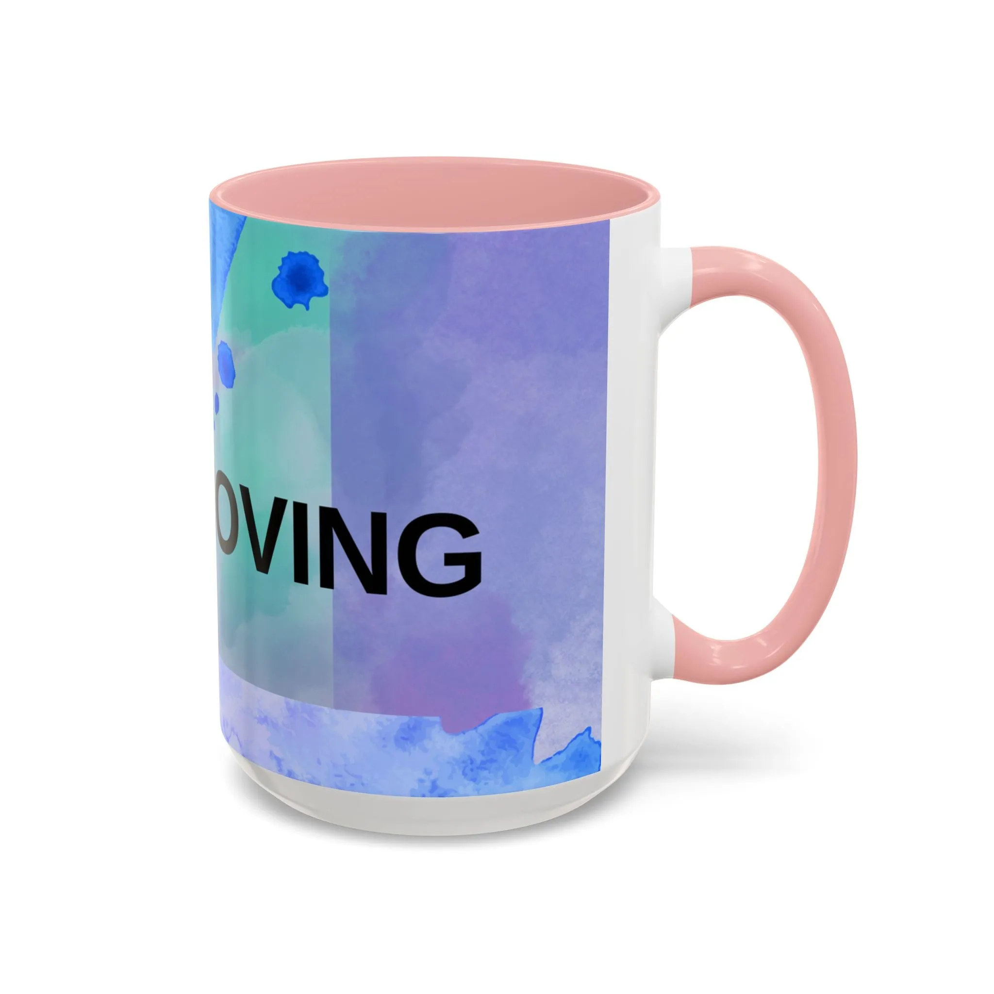 Mug - Abstract Shapes and Calming Colors - Inspirational Morning Coffee Cup