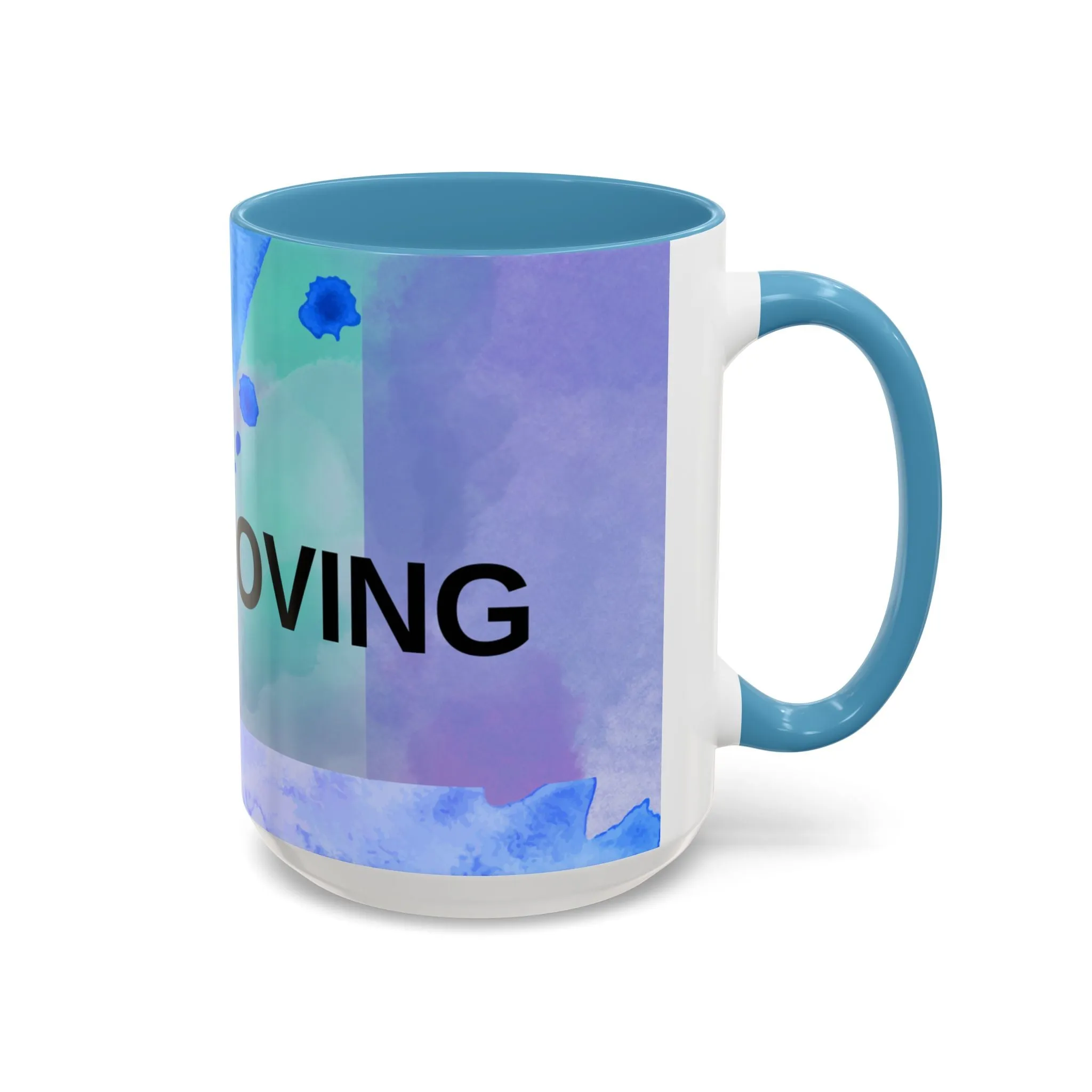 Mug - Abstract Shapes and Calming Colors - Inspirational Morning Coffee Cup