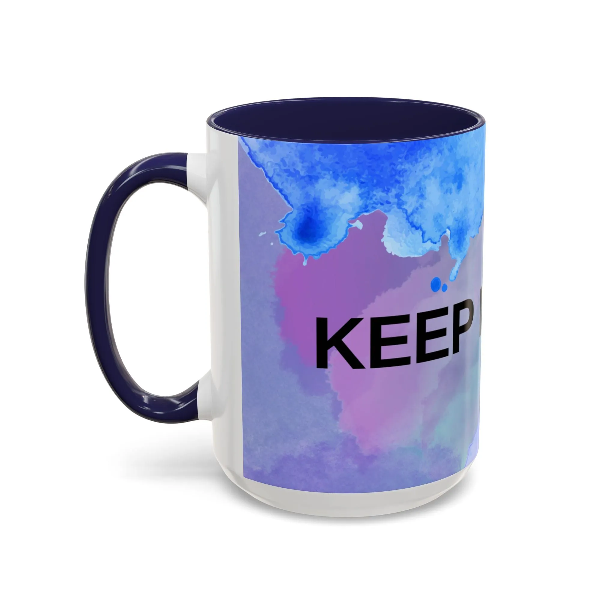 Mug - Abstract Shapes and Calming Colors - Inspirational Morning Coffee Cup