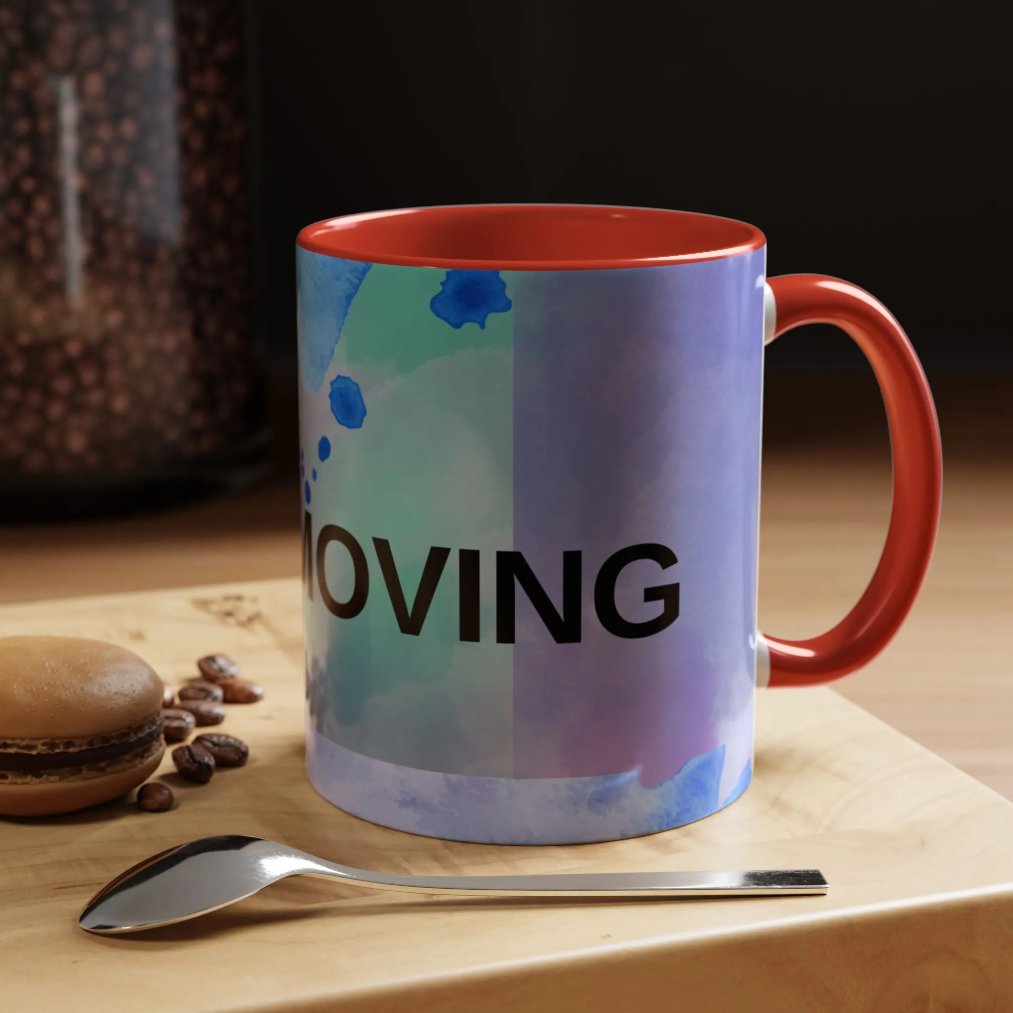 Mug - Abstract Shapes and Calming Colors - Inspirational Morning Coffee Cup