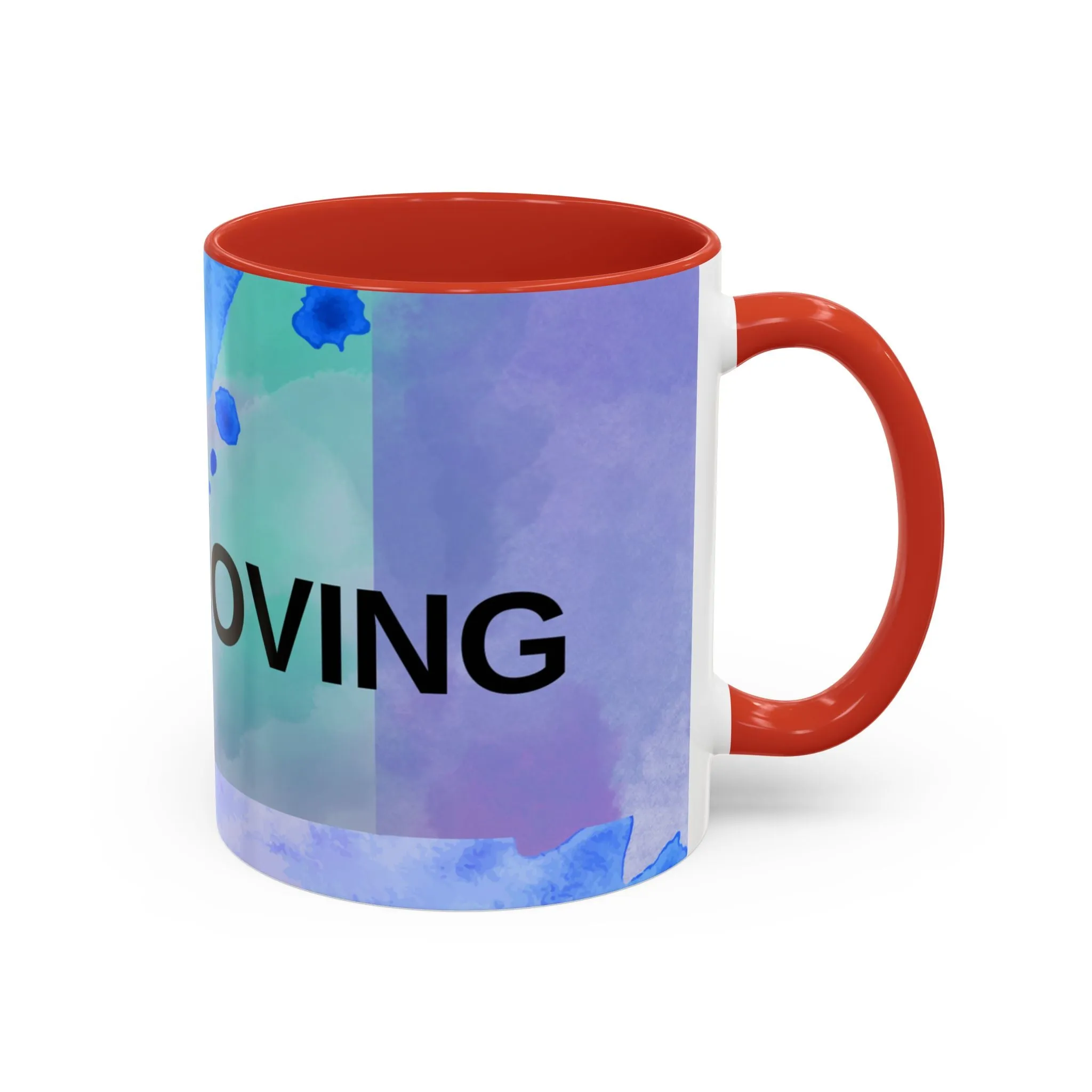 Mug - Abstract Shapes and Calming Colors - Inspirational Morning Coffee Cup