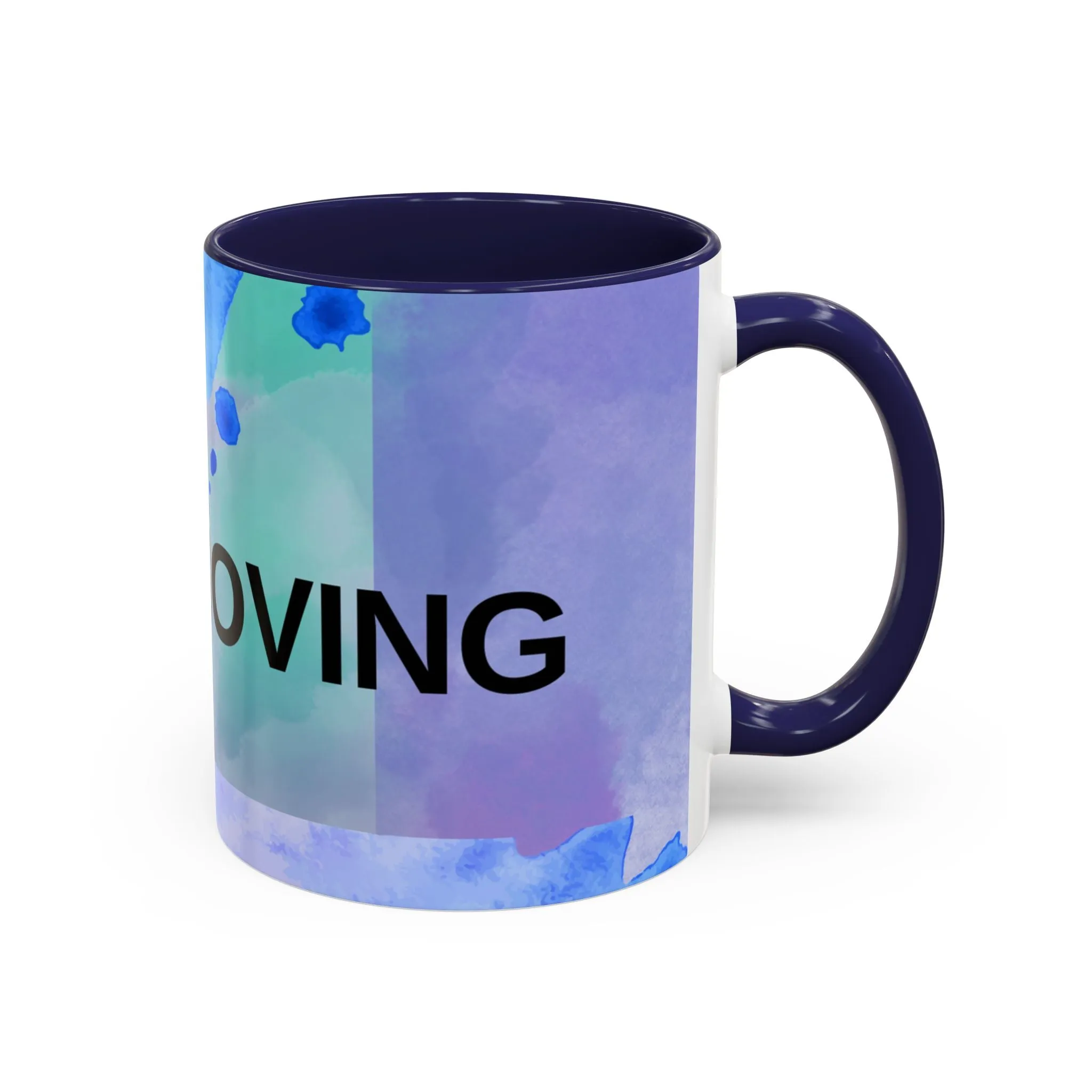 Mug - Abstract Shapes and Calming Colors - Inspirational Morning Coffee Cup