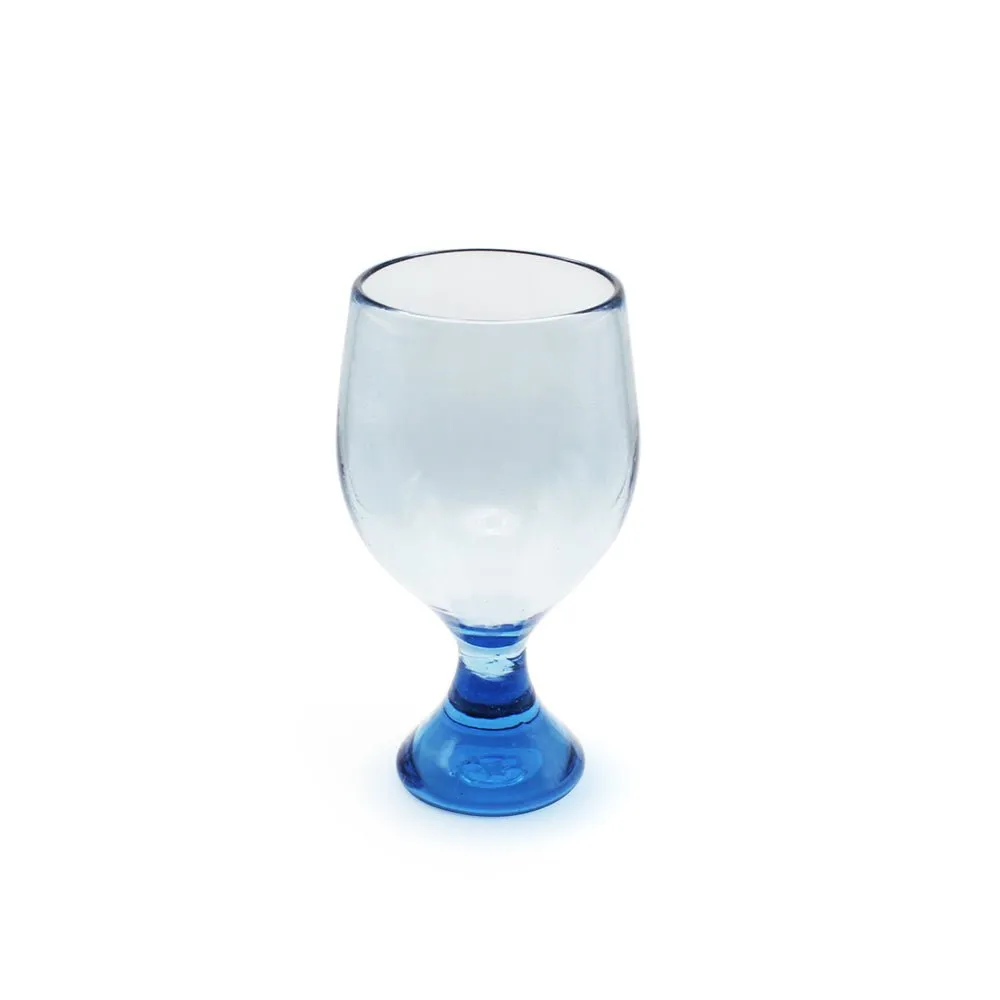 New Life Recycled Blue Glassware