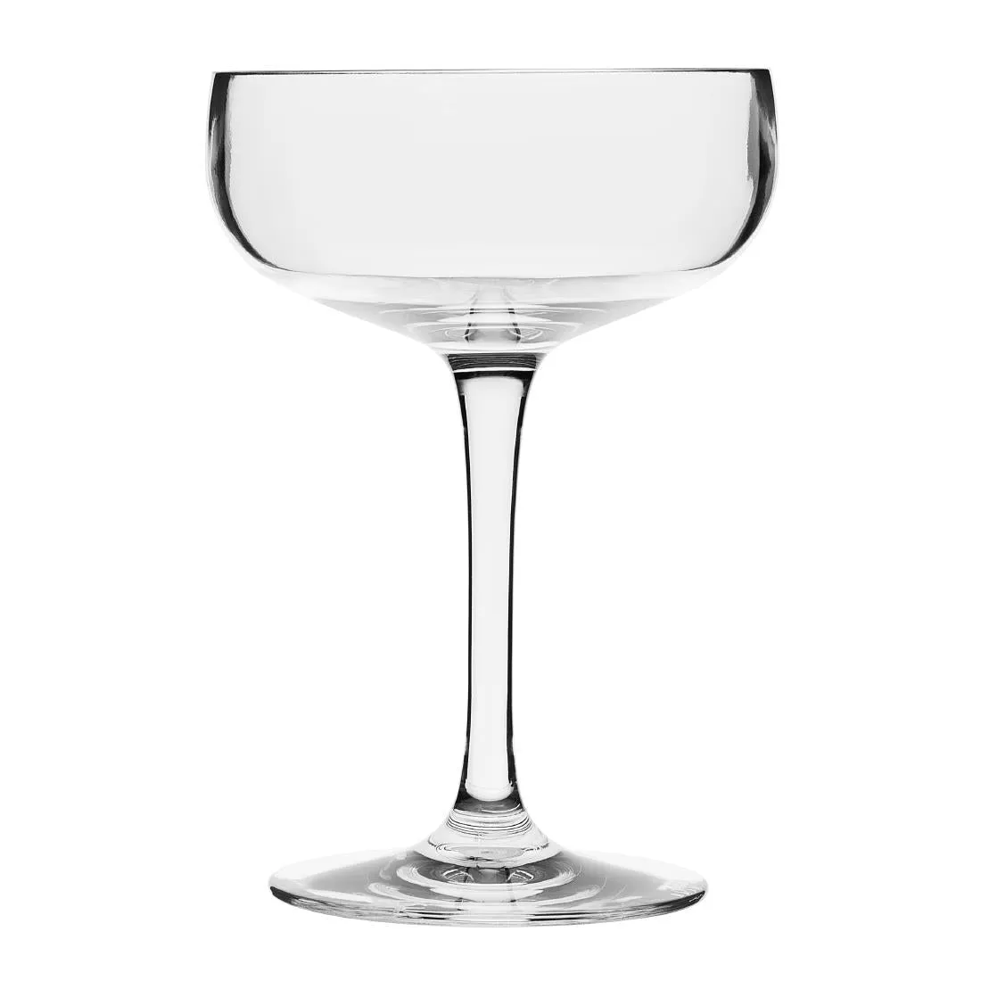 Olympia Kristallon Polycarbonate Champagne Coupe Glasses 210ml (Pack of 12) - DM270