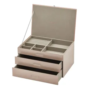 One Six Eight London Gabriella Jewellery Box with Drawers Blush Extra Large