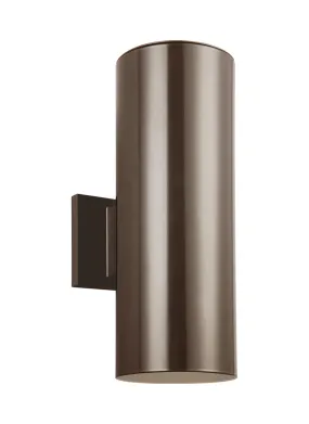 Outdoor Cylinders Small LED Wall Lantern