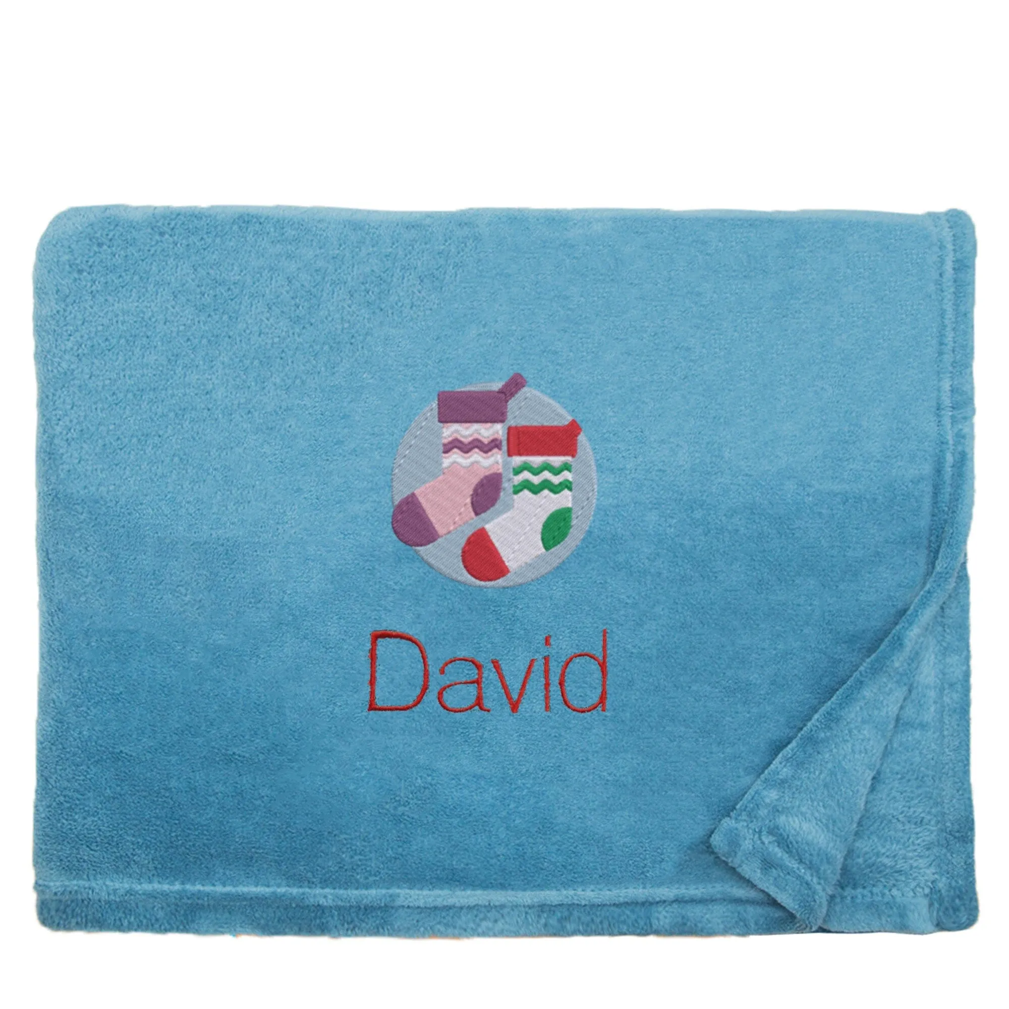 Personalised Christmas Stockings Christmas Snuggle Blanket