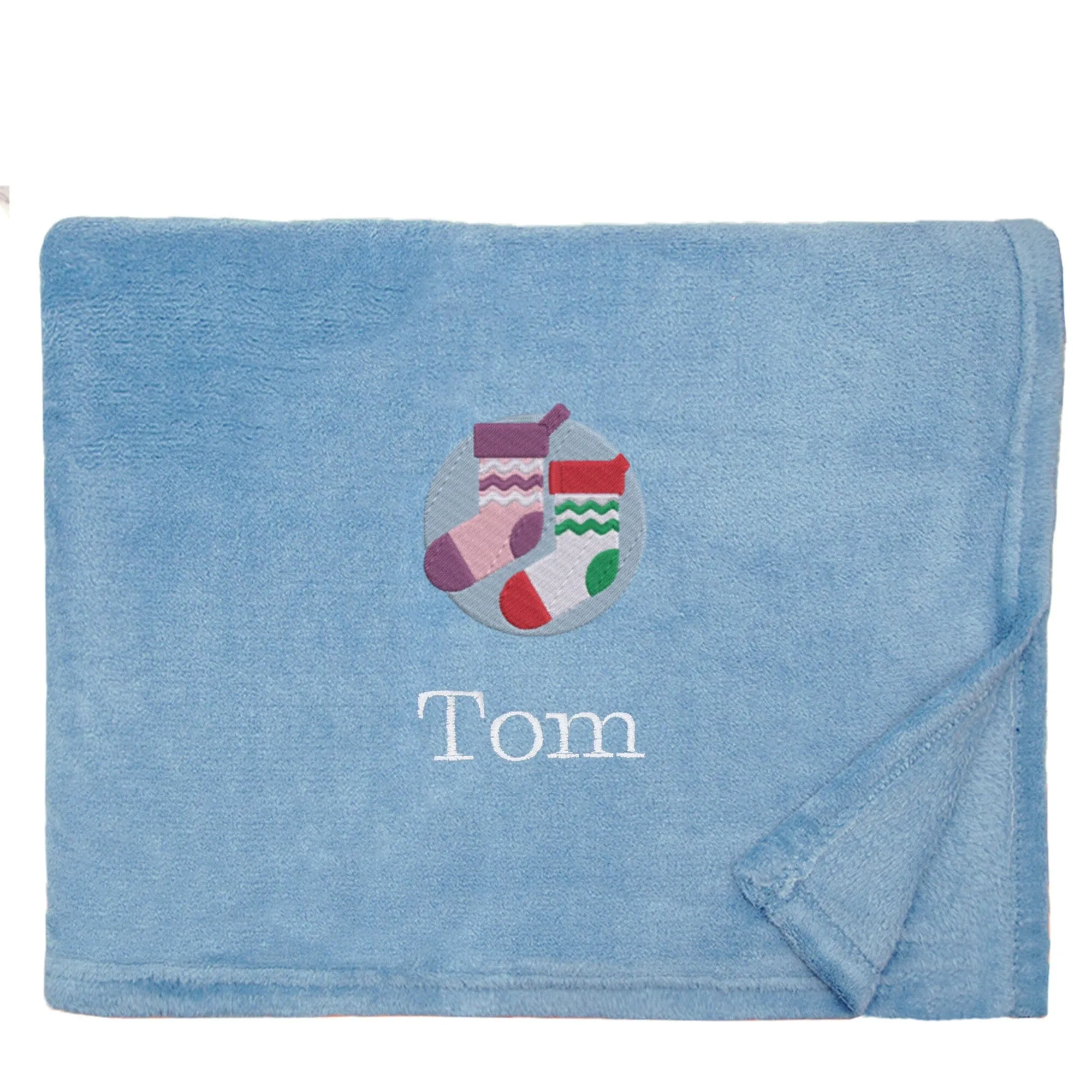 Personalised Christmas Stockings Christmas Snuggle Blanket