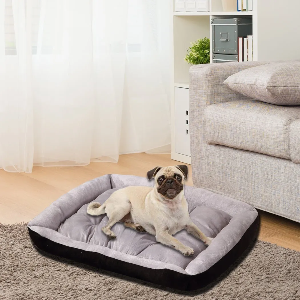 Pet Bed Dog Beds Bedding Mattress Mat Cushion Soft Pad Pads Mats M Black