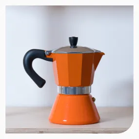 Pezzetti Bellexpress Moka Pot 6 Cup - Orange