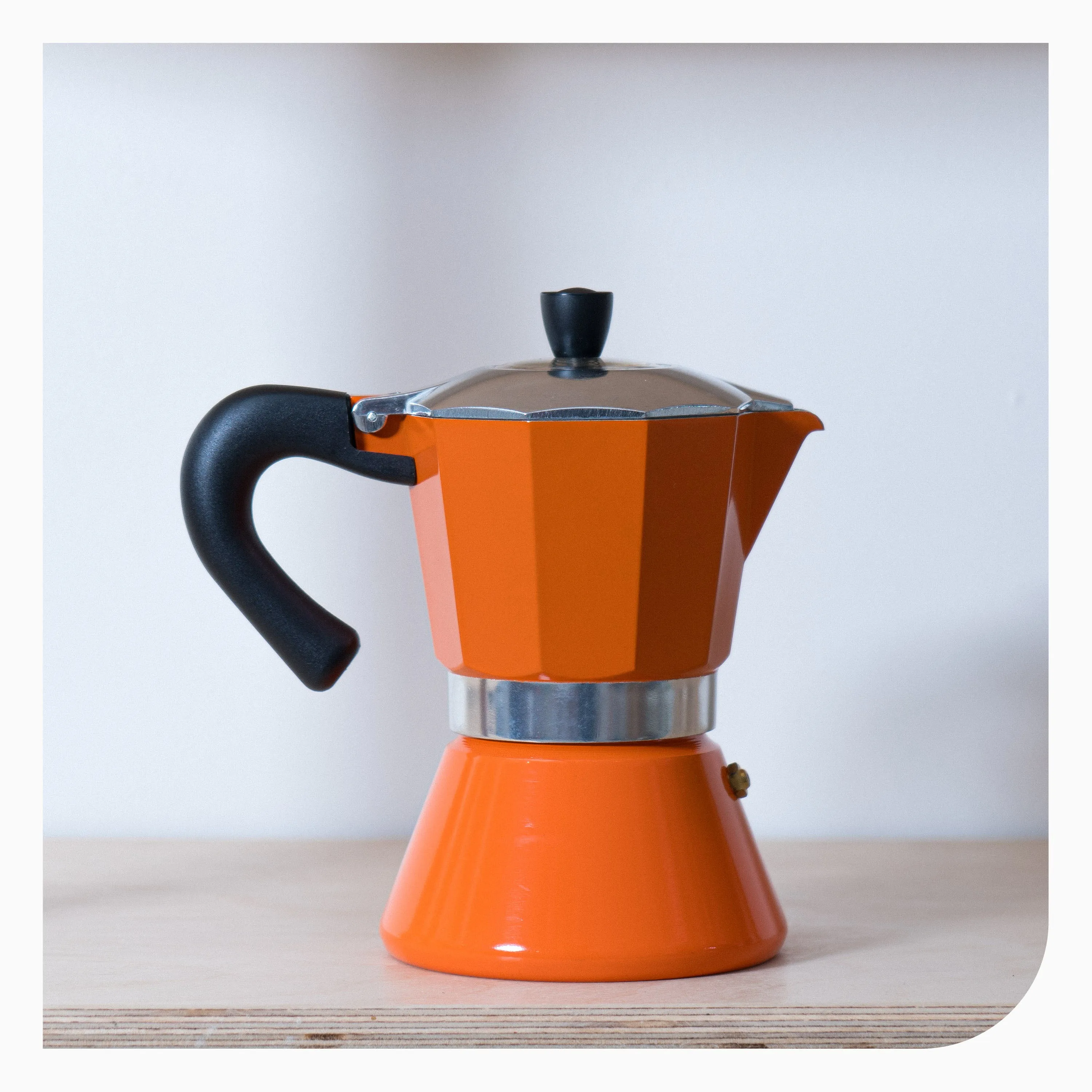 Pezzetti Bellexpress Moka Pot 6 Cup - Orange