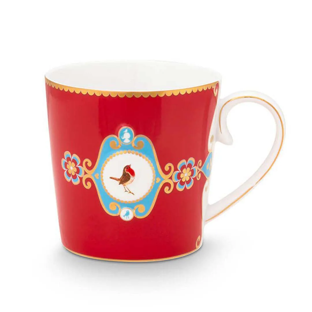 Pip Studio Love Birds Medallion Mug - Red