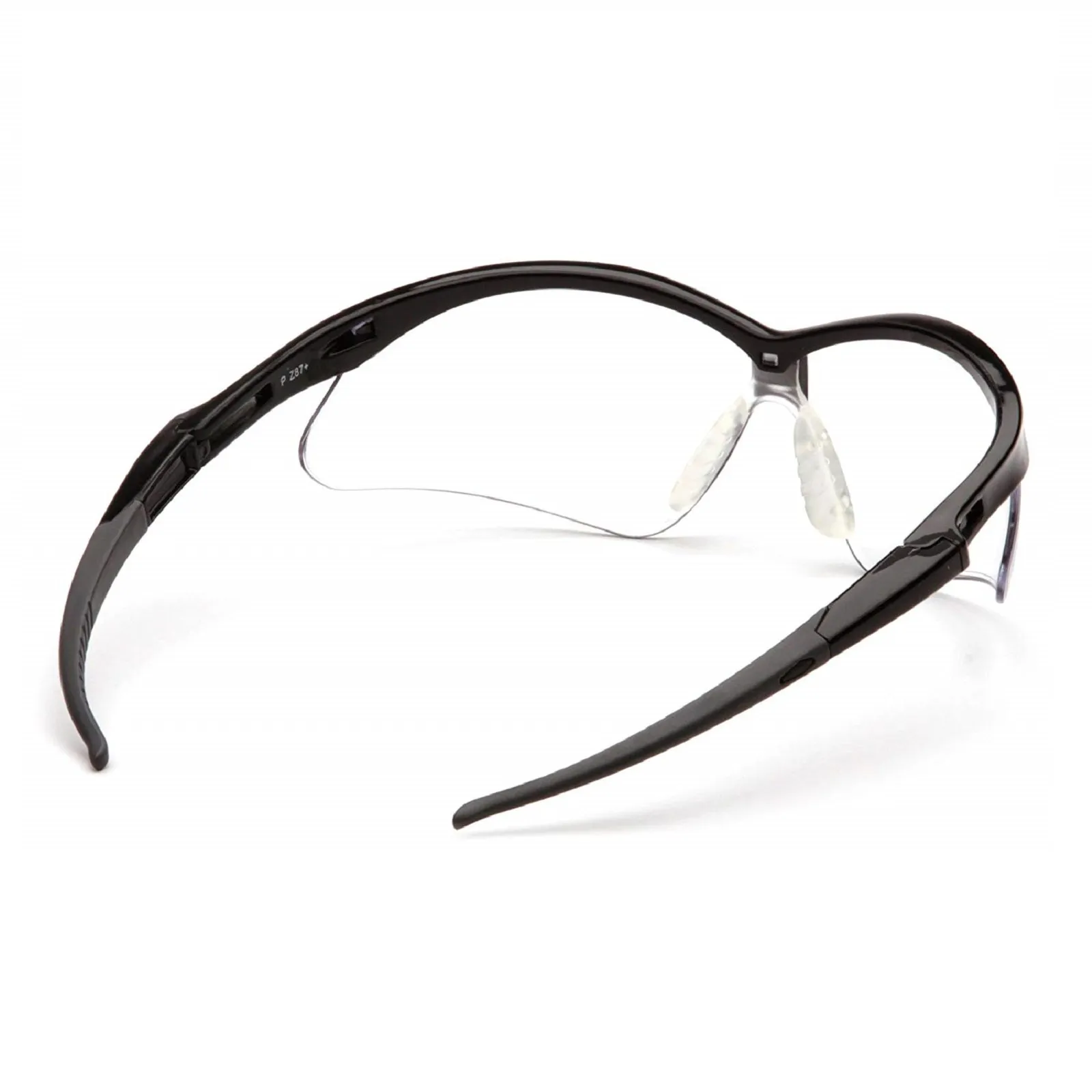 PMXTREME Safety Glasses with Built-in Rubber Nosepiece, Clear Lens SB6310SP