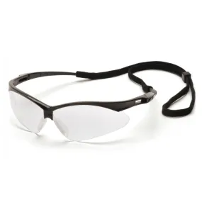 PMXTREME Safety Glasses with Built-in Rubber Nosepiece, Clear Lens SB6310SP