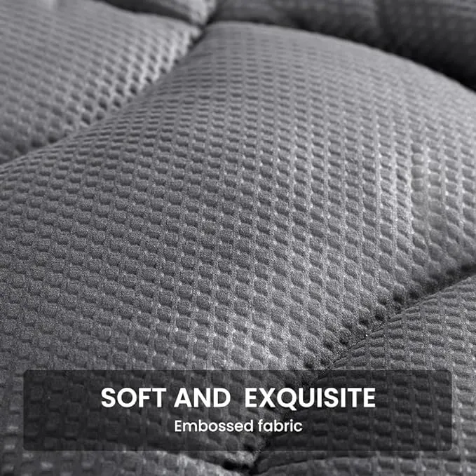 Premium Zoned Cooling Mattress Pad Grey