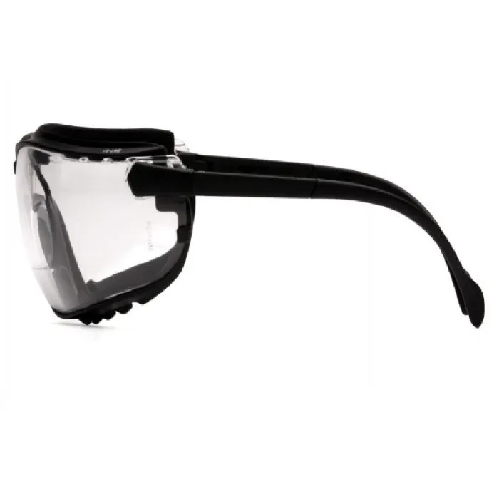 Pyramex GB1810STR15 V2G Readers, Black Frame, Clear Anti-Fog   1.5 Lens, 1 Each