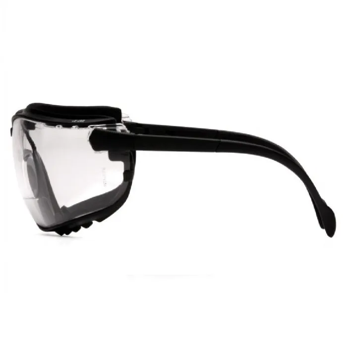 Pyramex GB1810STR20 V2G Readers, Black Frame, Clear Anti-Fog   2.0 Lens, 1 Each