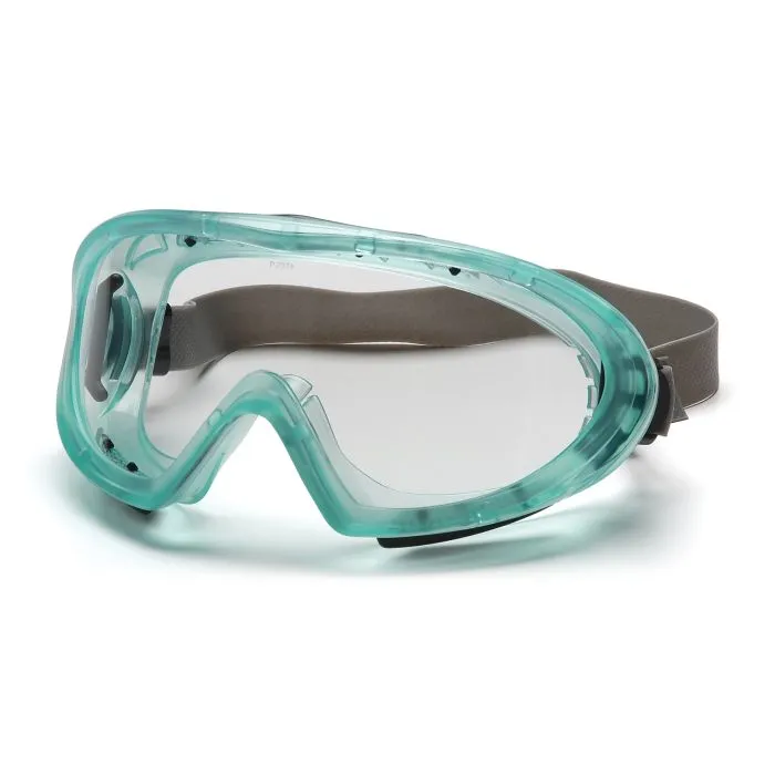 Pyramex GC504TN Capstone Goggle, Green  Anti-Fog Lens, 1 Each