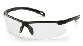 Pyramex SB8610DTM Ever-Lite Black Safety Glasses W/ Clear H2MAX Anti-Fog Lens (12 each)