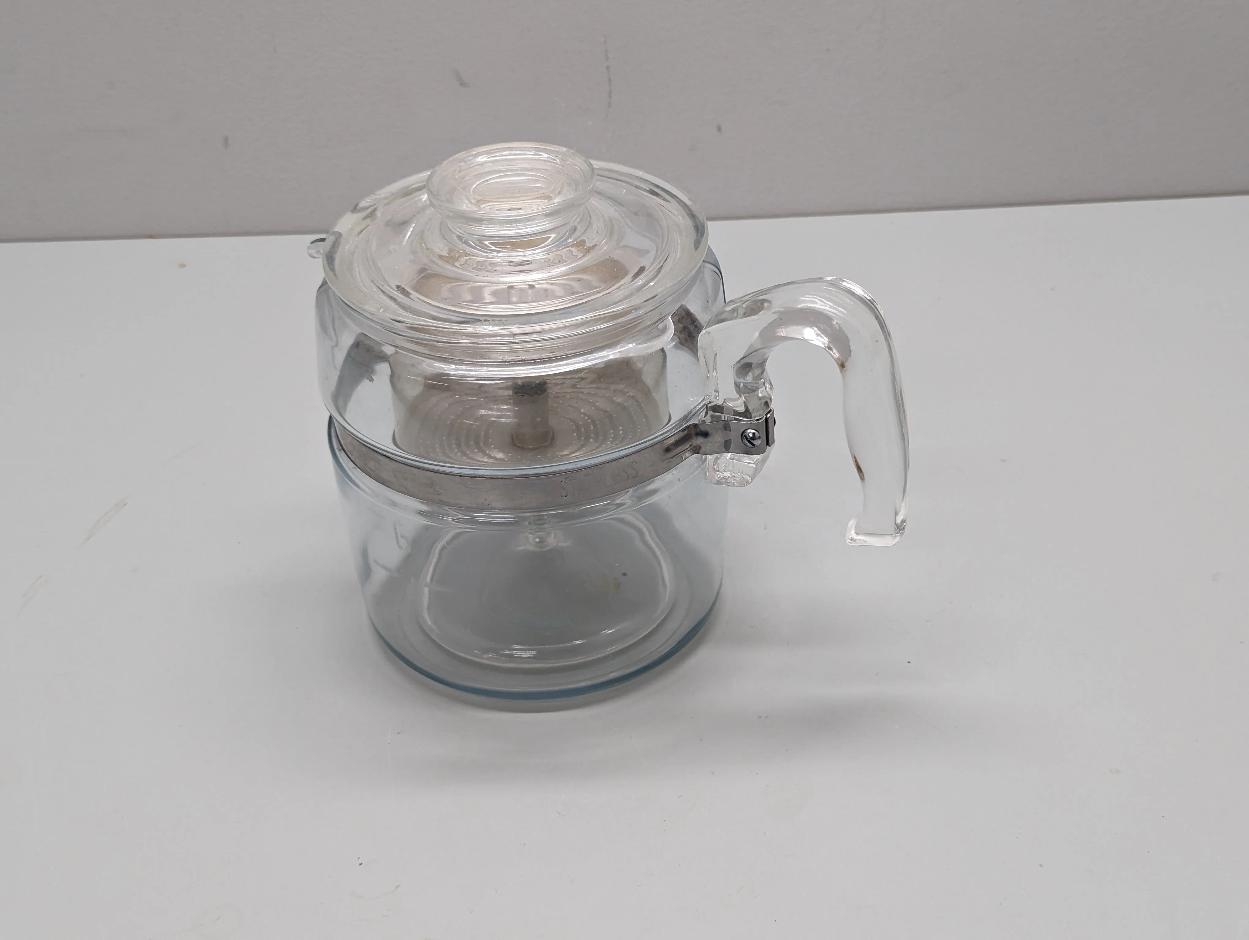 Pyrex Flameware 6 Cup Glass Percolator #7756