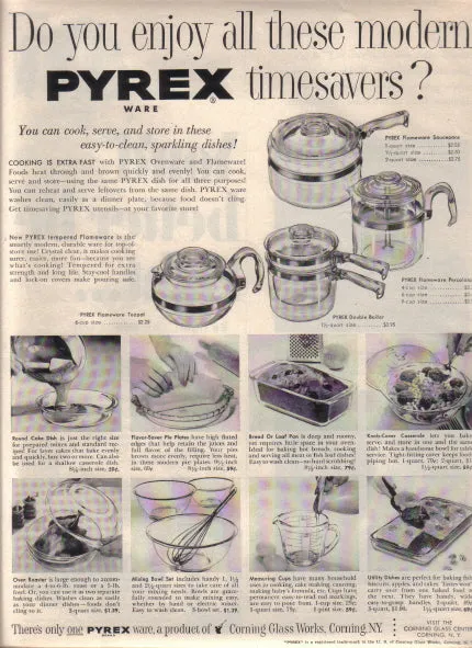 Pyrex Flameware 6 Cup Glass Percolator #7756