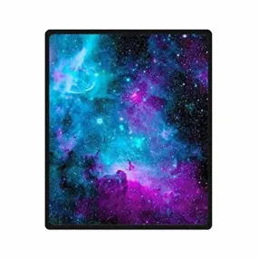 QH with Galaxy Velvet Plush Throw Blanket(Large) Super Soft