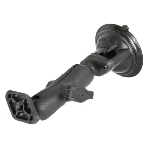 Ram - Composite Twist Lock Suction Cup With Double Socket Arm And Diamond Base Adapter | RAP-B-166U