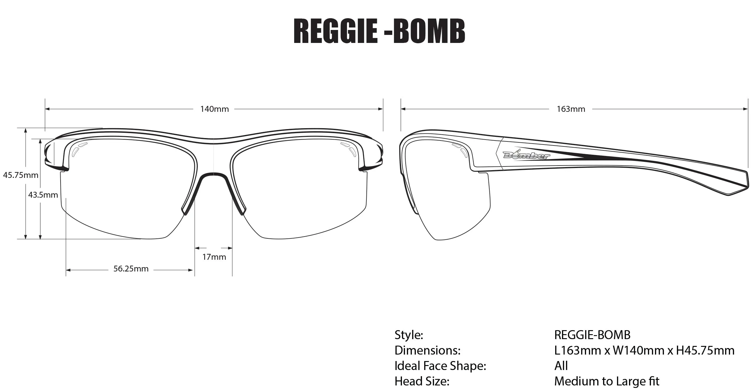 REGGIE Safety - Polarized Brown Tortoise